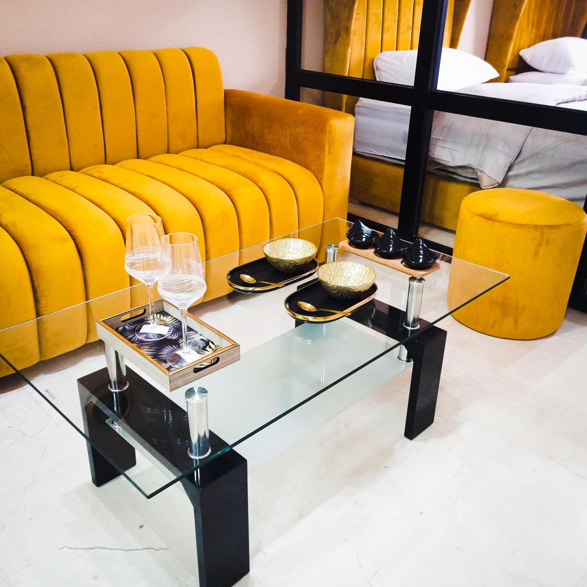 Moderne Appartement Au Plein Centre-Ville En Face Hilton & La Gare De Train Tgv Avec Climatisation Tanger Ngoại thất bức ảnh